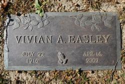 vivian arlene vollbracht easley   memorial find  grave