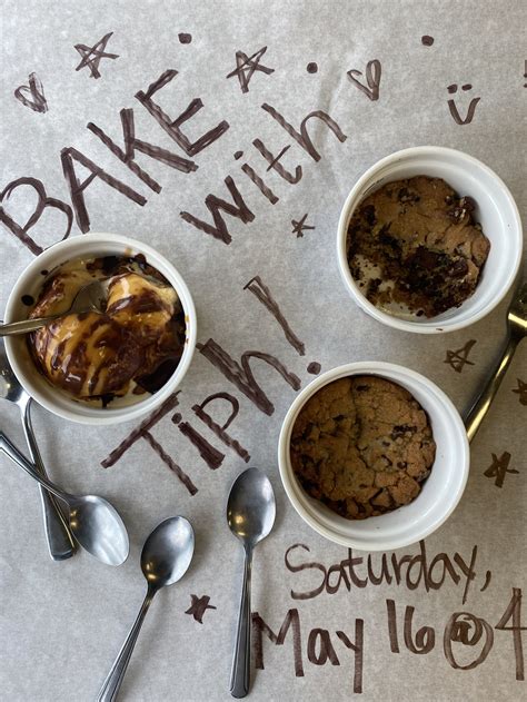 Deep Dish Chocolate Chunk Pretzel Cookie Bowls For Two With Salted