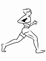 Corriendo Colorare Persona Corridore Velocista Supercoloring Maratonista Correr Atletica Maze Categorie sketch template