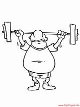 Coloring Weightlifter Next sketch template