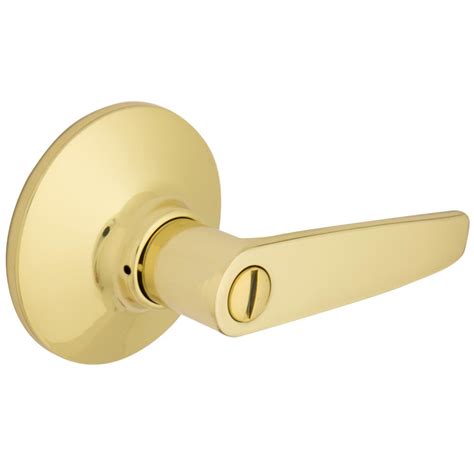 defiant olympic polished brass bed  bath door lever lgb  home depot