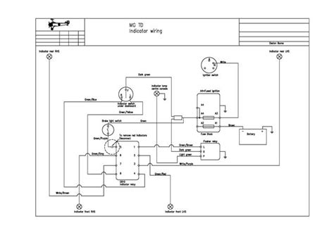mg tf horn wiring diagram focus wiring
