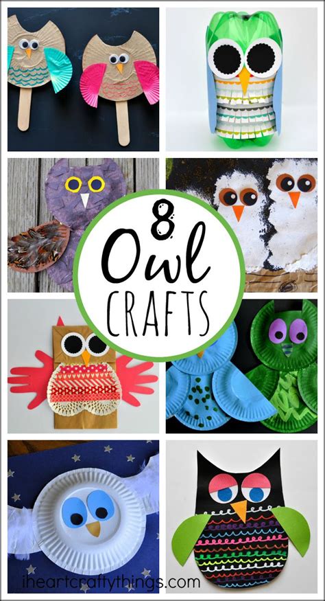 owl crafts  kids  heart crafty