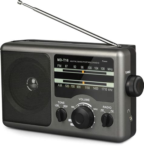 fm portable radio battery operated radio    cell batteries  ac power transistor radio