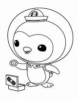 Octonauts Coloring Pages Peso Kids sketch template