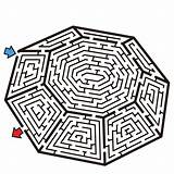 Maze Hard Coloring Mazes Difficult Medium Puzzle Pages Geometric Diamond Puzzles Kids Labyrinth Red Printable Laberintos Worksheets Printables Dot Popular sketch template