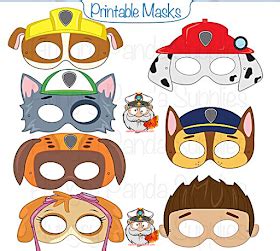 coloring book paw patrol coloring masks printable