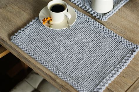 handmade placemats set   knitted placemats table placematas