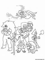 Steven Universe Coloring Pages Characters Color Printable Cartoon Colouring Gems Crystal Book Drawing Print Adult Drawings Books Draw Choose Board sketch template