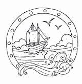 Pergamano Nautical Hublot Voyage Verob Attivita Mesi Motive Maritim Ausmalbilder Colorier Magnolias Stamps Naviguant Prints Ak0 Zeichenkunst sketch template