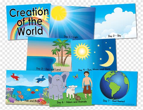 bible story genesis creation narrative creation myth god blue