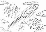 Silvester Rakete Malvorlage Malvorlagen Malen Silvesterrakete Feiertage Neujahr Kinderbilder Raketen Verwandt Großformat öffnen X13 sketch template