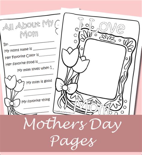 mom mothers day coloring pages
