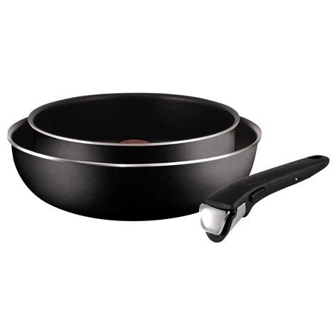tefal ingenio pannenset  delig wok hapjespan met handgreep