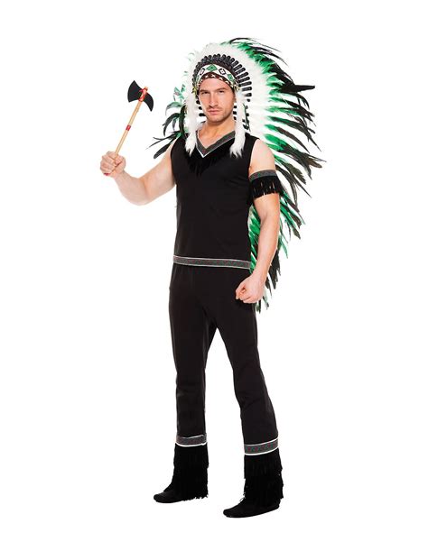 Adult Cherokee Warrior Indian Men Costume 48 99 The