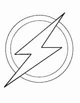 Flash Symbol sketch template