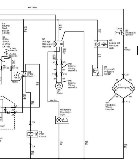 john deere lx pto switch wiring diagram wiring diagram pictures