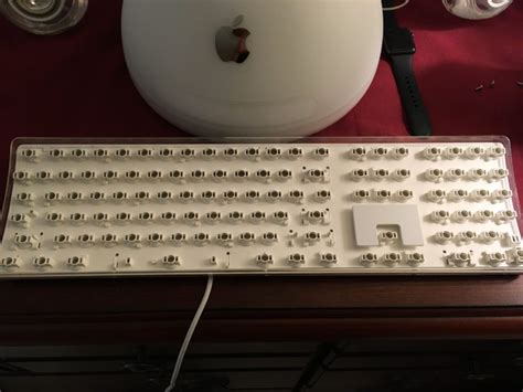clean  apple wired keyboard rubber chickin