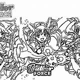 Precure Coloring Lineart sketch template