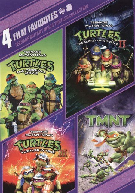 teenage mutant ninja turtles collection 4 film favorites [2 discs] [dvd] best buy