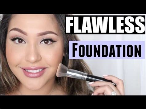 tips tricks flawless foundation youtube
