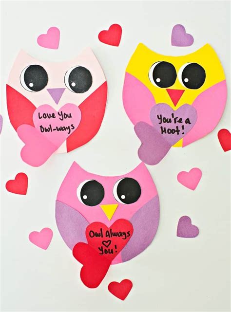 owl valentine card  wonderful