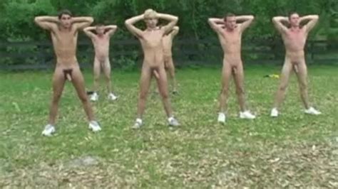 Outdoor Exercising In A Twink Camp Redtube