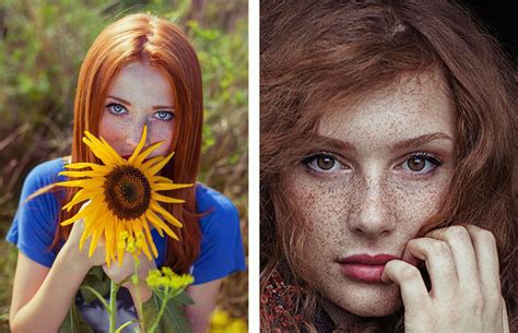 mesmerizing portraits of redheads doing what they do best