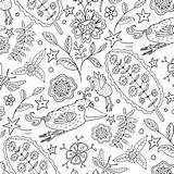 Coloring Book Spoonflower Shop Fabric sketch template