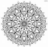 Mandala Mandalas Erwachsene Vorlage sketch template