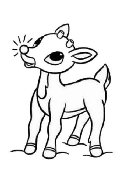 rudolph coloring page coloring book  coloring pages