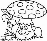 Pilze Champignons Paddestoelen Champignon Ausmalbilder Funghi Malvorlagen Colorier Cogumelos Pilz Coloriages Mushrooms Colorir Malvorlage Colorare Animaatjes Hase Igel Ligne sketch template