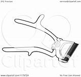 Clippers Hair Clipart Cutting Pair Illustration Royalty Vector Lal Perera sketch template