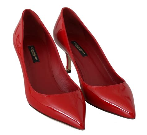 red patent leather heels pumps fashion