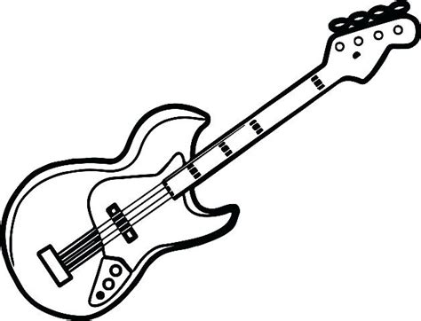 electric guitar coloring page  getcoloringscom  printable