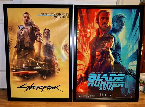 framed  posters   favorite game  favorite  rcyberpunkgame