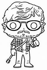 Funko Sheeran Colorare Rocks Coloriage Deadpool Disegno Pops Raskrasil Xcolorings sketch template