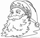 Santa Coloring Pages Claus Christmas Printable Mrs Kids Face Popular Library Getdrawings Clip Fun Getcolorings Coloringhome sketch template