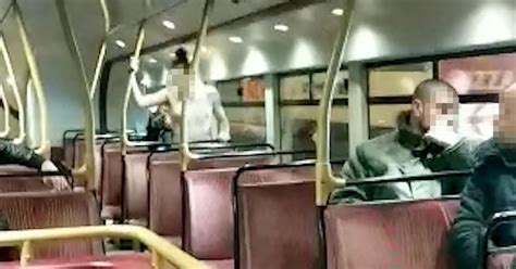 Randy Couple Strip Naked And Have Sex On Bus Just Seats