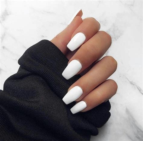 pin by amelie t on nail inspo white acrylic nails nail
