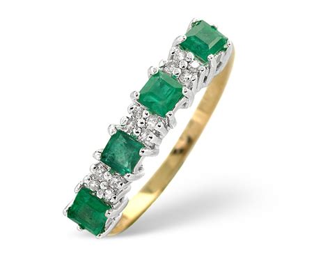 princess cut emerald rings  diamond store