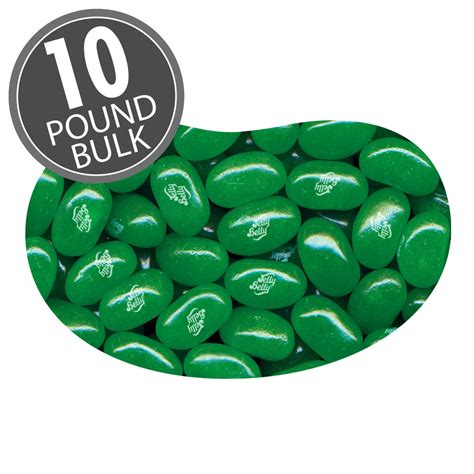 green apple jelly beans  lbs bulk
