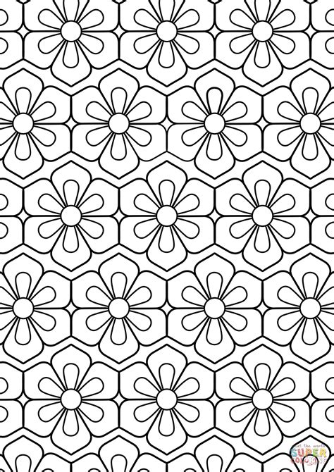 printable patterns coloring pages
