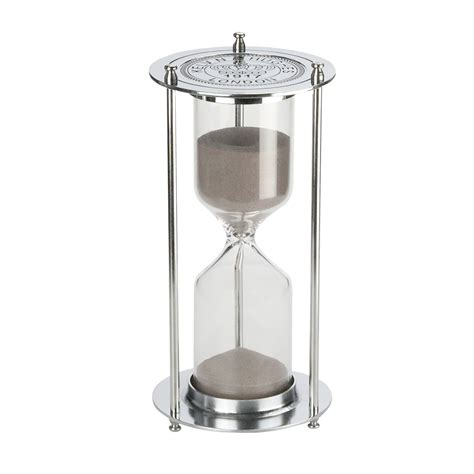 Hourglass『60 Minutes 』sand Timer Khtd Metal Sandglass One Hour Glass