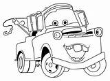 Mcqueen Mater Tow Towmater sketch template