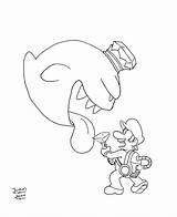 Luigi Luigis Imprimer Lineart Ausmalbilder Haunted Dessins Manison Beaux épinglé Animé Divyajanani sketch template