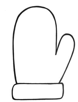 mitten coloring pages