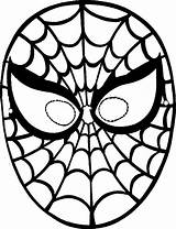 Spiderman Mask Coloring Printable Choose Board Colouring Print sketch template