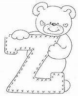Coloring Alphabet Bears sketch template