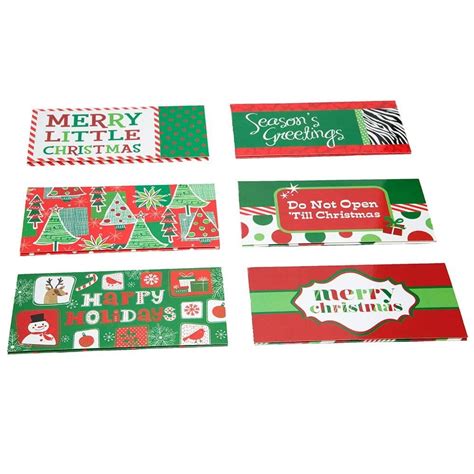 christmas themed moneygift card holders  pack assorted walmart